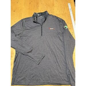 Greyson Shirt Mens XLarge Gray Quarter Zip Golf Performance Lightweight